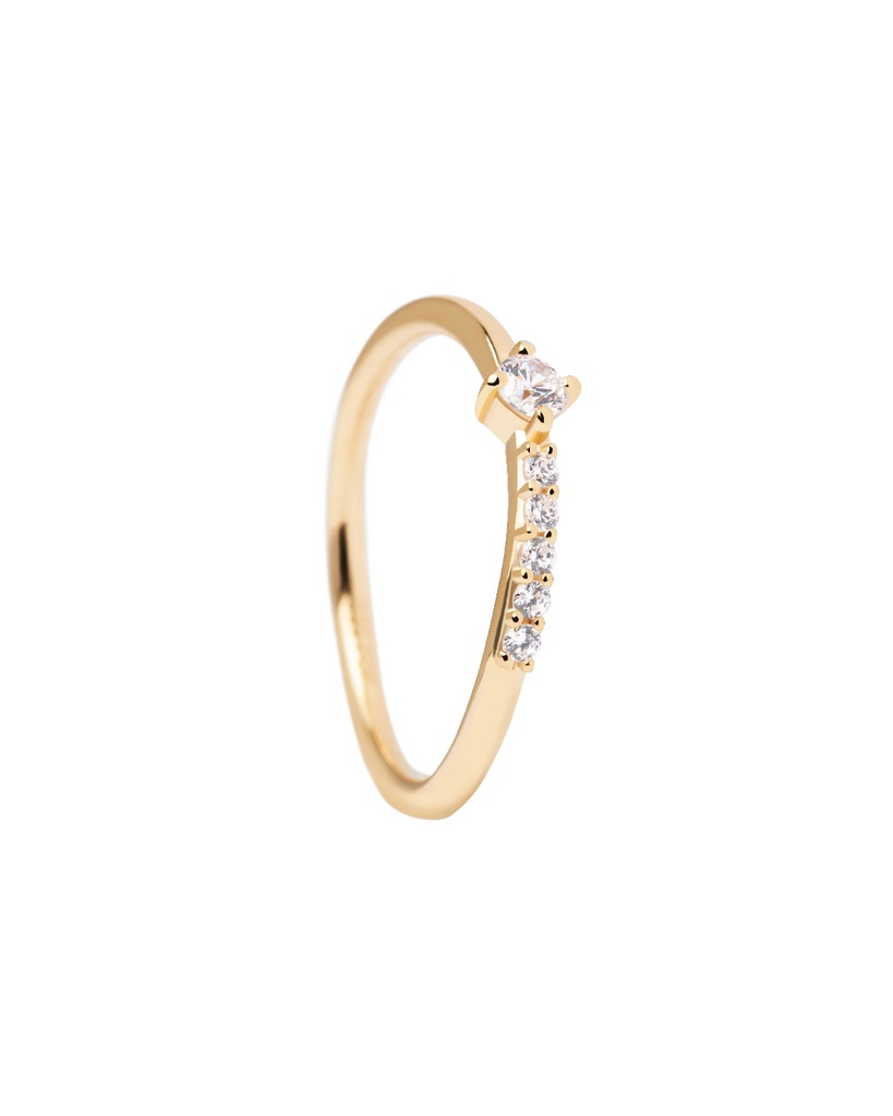Anillo PDPaola Air Simple Dorado AN01-852-12