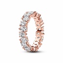 Anillo Pandora Banda Brillante Alterna Rose 183021C01