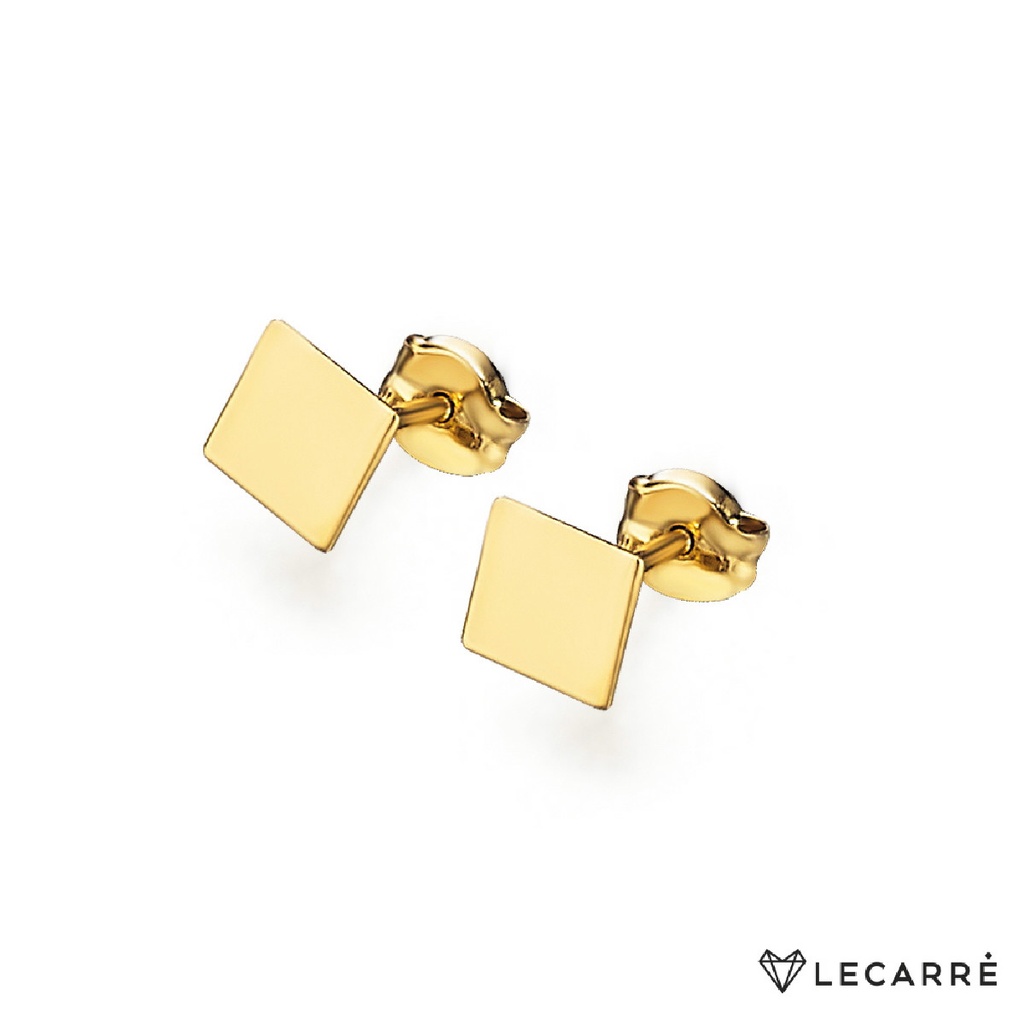 Pendientes Lecarré Cuadrados Oro amarillo