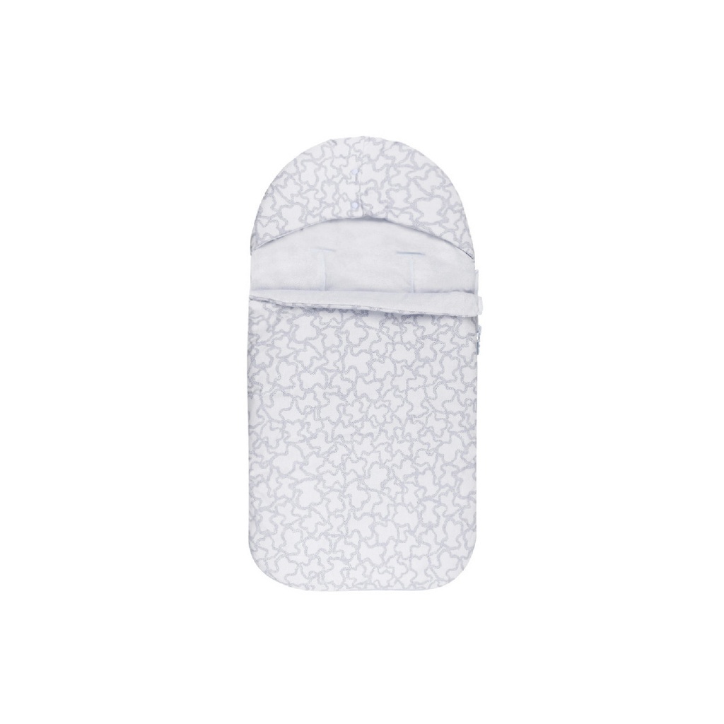 Saco Cuco Tous Baby Reversible Home Kaos Azul Celeste