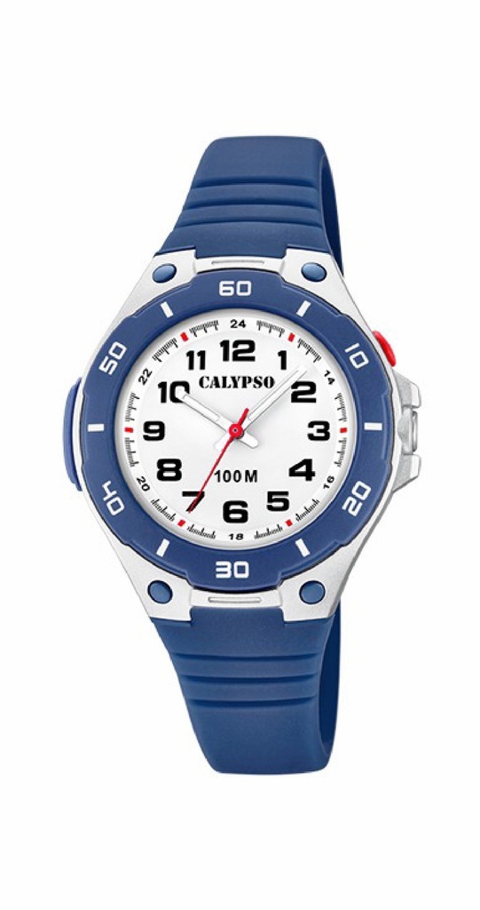 Reloj Calypso Niño Sweet Time Analógico Caucho Azul K5758/2