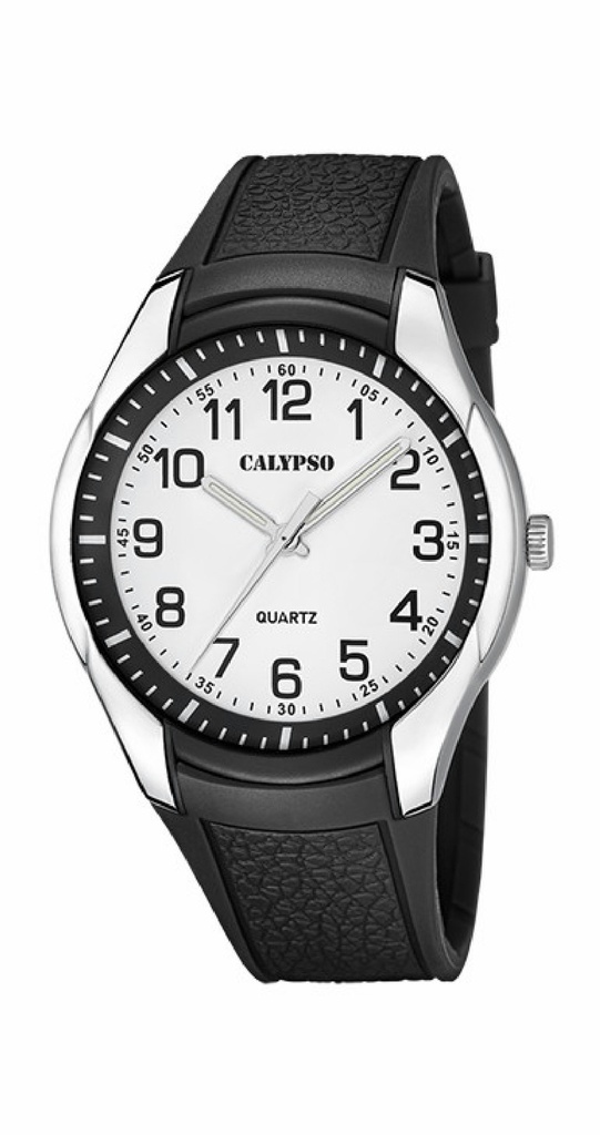 RELOJ CALYPSO HOMBRE STREET STYLE CAUCHO NEGRO