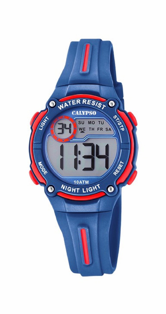 Reloj Calypso Niño Crush Digital Caucho Azul K6068/4
