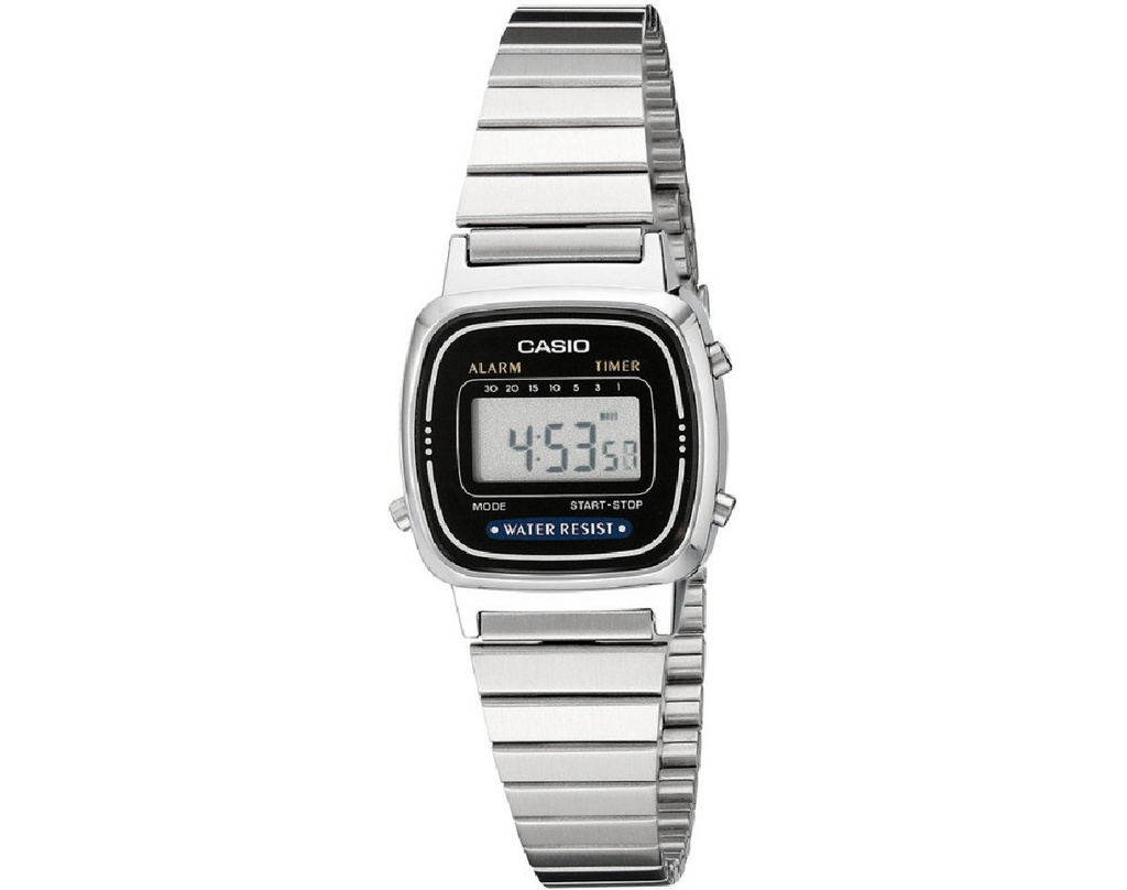 Reloj Casio Mujer Digital Acero Inoxidable LA-670WA-1DF