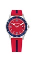 Reloj Tommy Hilfiger Niño Analógico Silicona Rojo y Azul 1720035