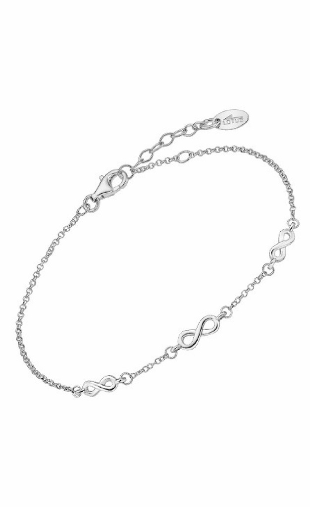 Pulsera Lotus Silver Mystic Tres Infinitos Plata Lisa