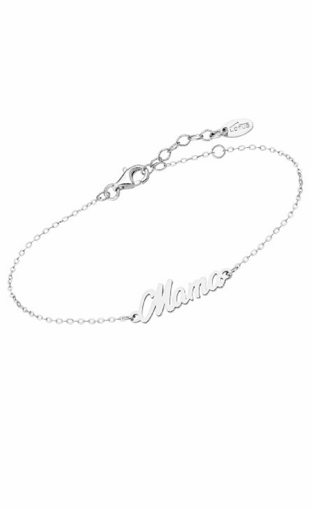 PULSERA LOTUS SILVER SRA.MAMA.LISO