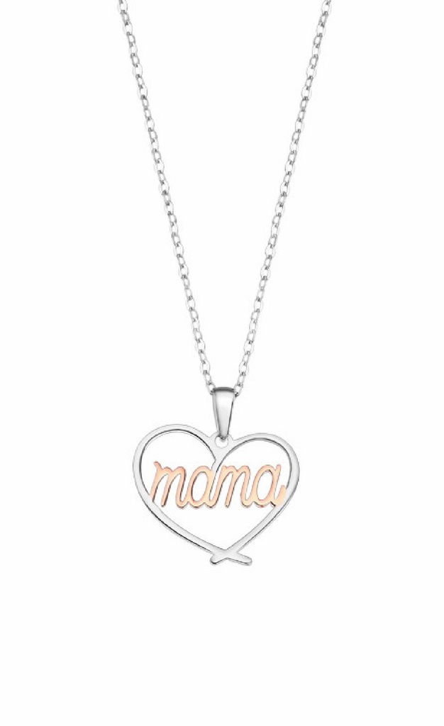 Collar Lotus Silver Mujer Cicolor Mama Corazón LP3406-1/1