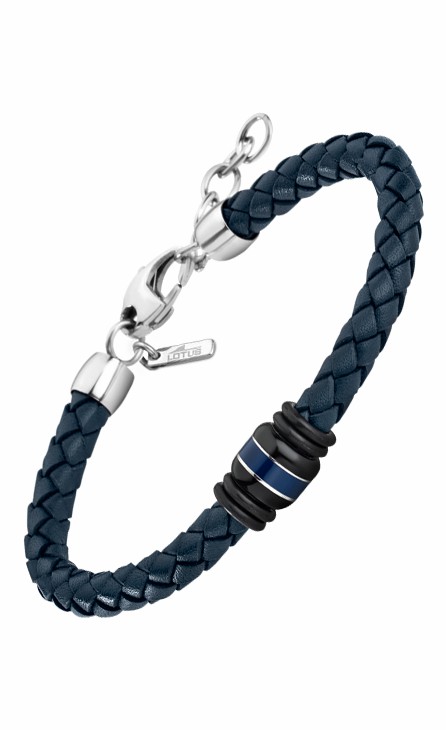 Pulsera Lotus Style Urban Man Acero Azul LS1814-2/1