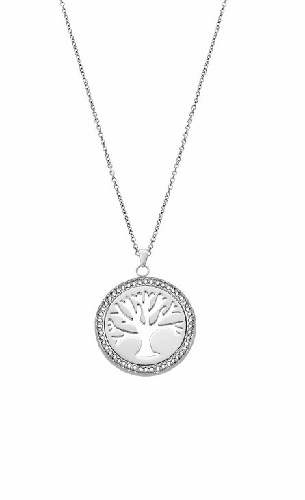 Collar Lotus Árbol Mujer de Acero Inoxidable