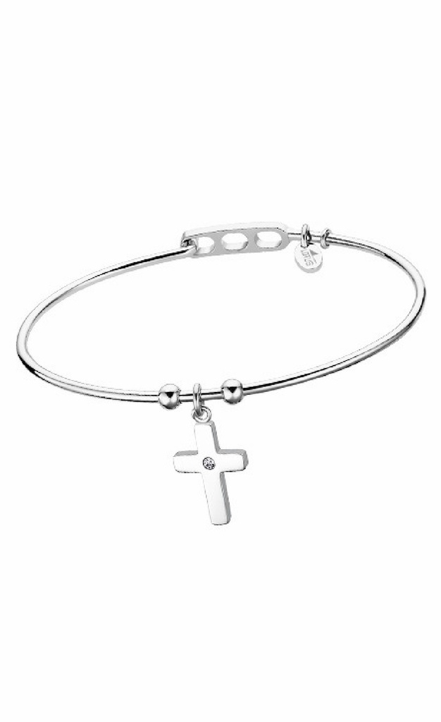 Pulsera Lotus Style Millennial Cruz para Mujer de Acero Inoxidable