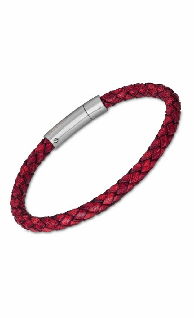 Pulsera Lotus Style Basic Hombre Piel Roja