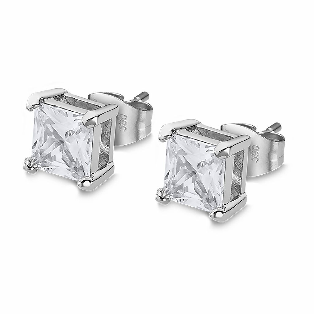 Pendientes Lotus Style Hombre Acero Circonita LS2166-4/1