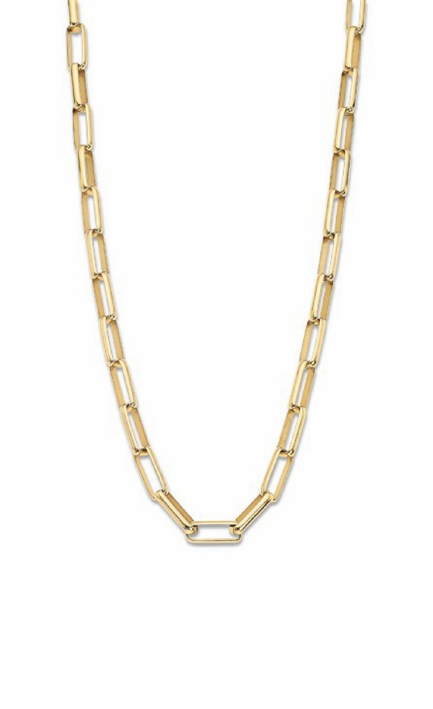 Collar Lotus Style Mujer Eslabones Acero Dorado LS2230-1/2