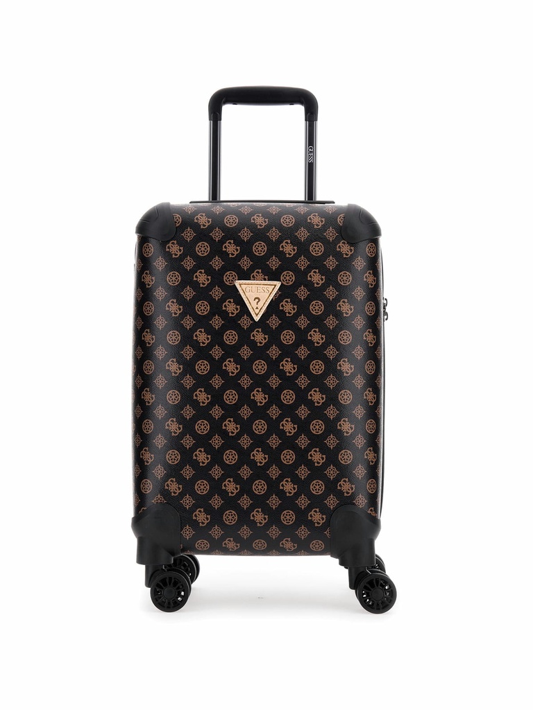 Maleta Guess Trolley Wilder con logo 4G y Peony