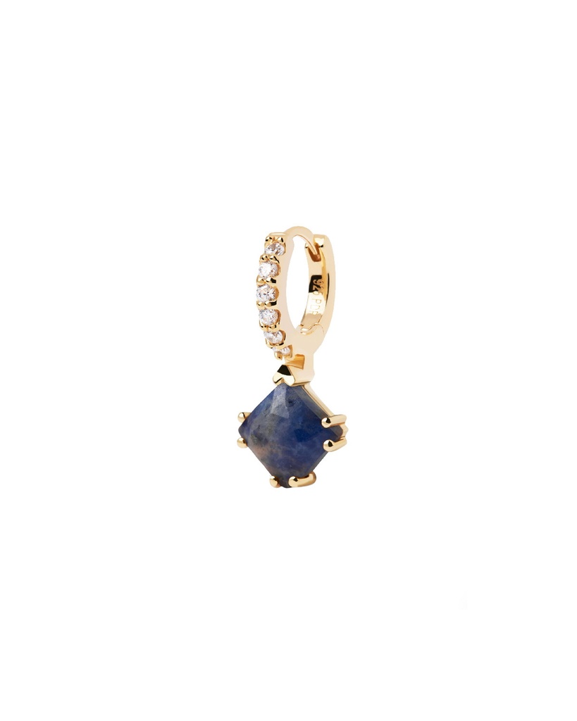 Piercing PDPaola Fuji Sodalita A & CZ IP Oro 18K PG01-683-U