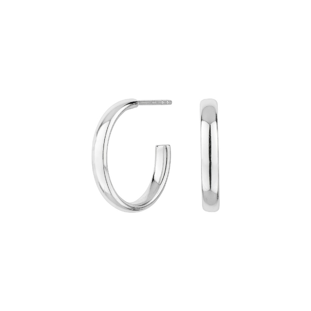 Pendientes Itemporality Melbourne Oval Plata