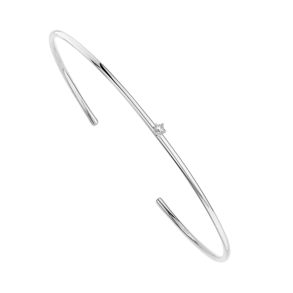 Pulsera Itemporality Inmortal de plata Semiabierta