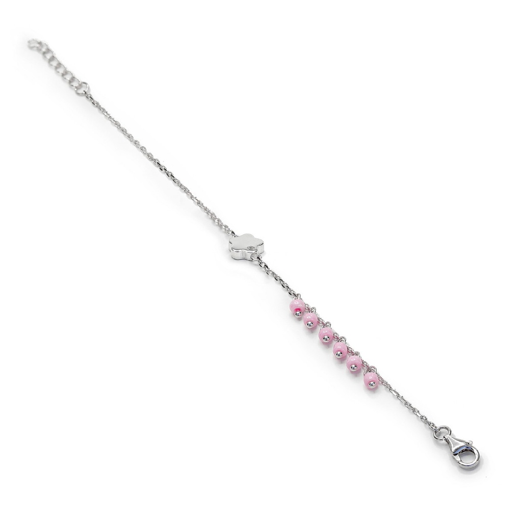 Pulsera Lineargent Infantil Flor