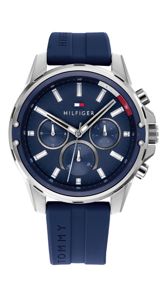 Reloj Tommy Hilfiger Mason correa silicona azul