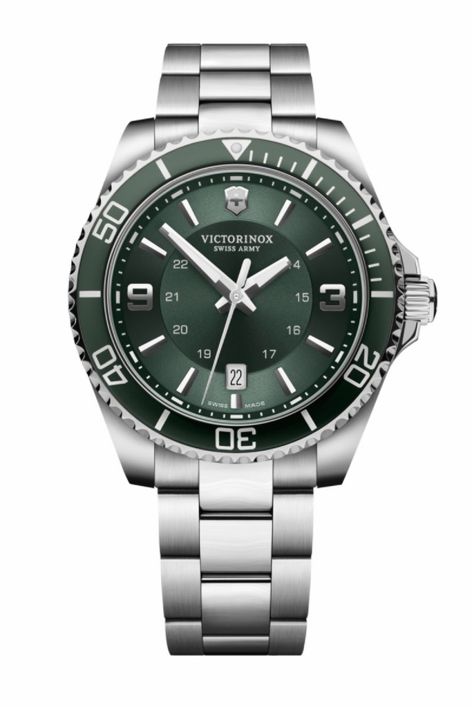 Reloj Victorinox Maverick Large Acero  & Esfera verde