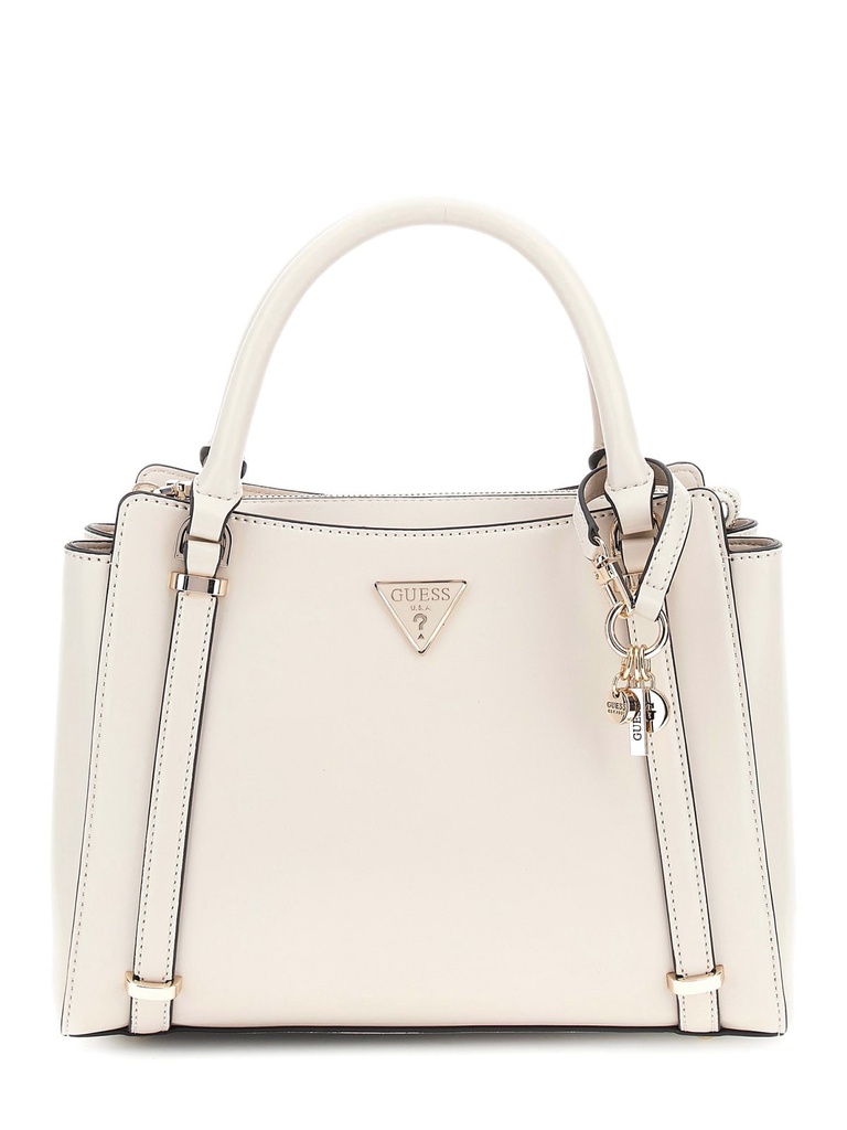 Bolso Mano Guess Daryna Satchel Hueso