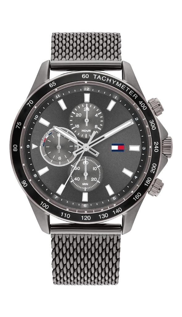 Reloj Tommy Hilfiger Miles Hombre Acero IP Gris