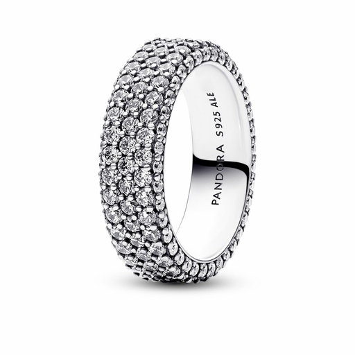 Anillo Pandora Triple Fila de Pavé 192634C01
