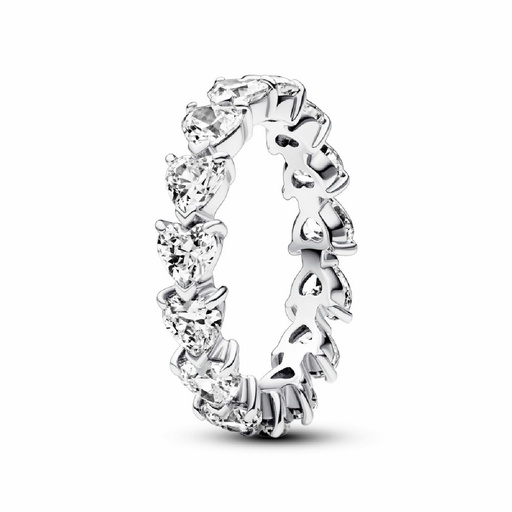 Anillo Pandora Eternidad Fila de Corazones 193103C01
