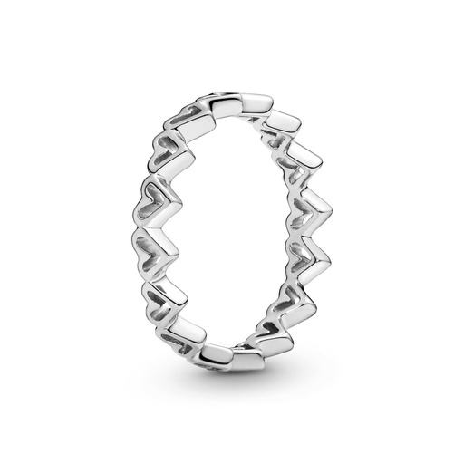 [198696C00-54] Anillo Pandora Corazones Abiertos 198696C00