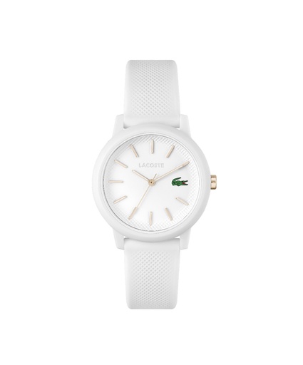 [2001211] Reloj Lacoste 12.12 Mujer Silicona Blanca