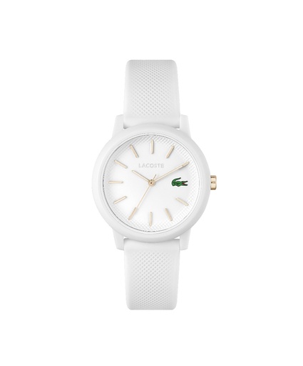 [2001211] Reloj Lacoste 12.12 Mujer Silicona Blanca