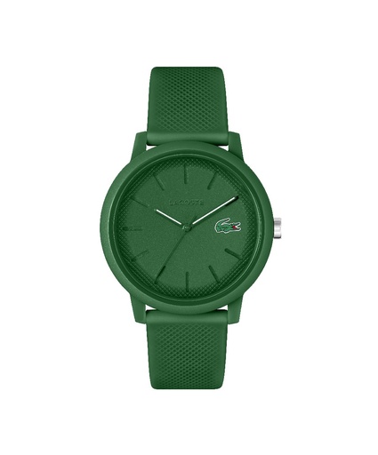 [2011170] Reloj Lacoste 12.12 Unisex Silicona Verde analógico