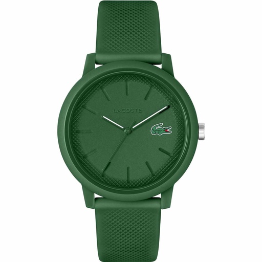 [2011170] Reloj Lacoste 12.12 Unisex Silicona Verde analógico