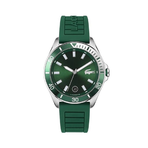 [2011263] RELOJ LACOSTE TIEBREAKER HOMBRE VERDE ANALOGICO