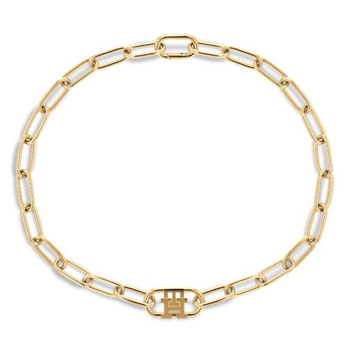 [2780721] Collar Tommy Hilfiger Mujer Eslabones Acero IP Dorado 2780721