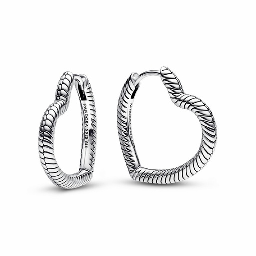 [292236C00] Pendientes Pandora Aros Corazón para charm