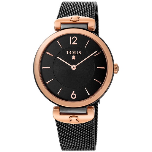 [700350300] Reloj Tous Mujer S-Mesh Bicolor Acero IP Rosado/IP Negro 700350300