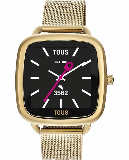 [300358083] Reloj Tous Smartwatch D-Connect Mujer con brazalete de acero IP dorado