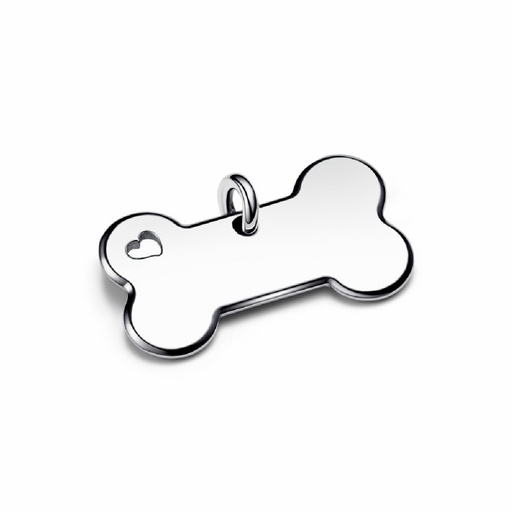 [312269C00] Placa Pandora Hueso para collar de mascotas