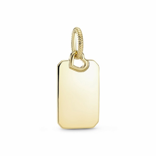 [368611C00] Colgante Pandora Shine Etiqueta Rectangular Grabable