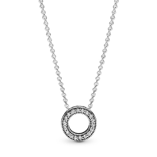 [397436CZ-45] Collar Pandora circonitas y corazones