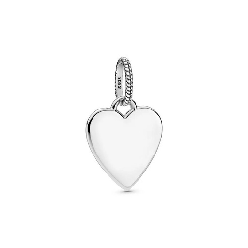 [398914C00] Colgante Pandora Etiqueta Corazón Grabable