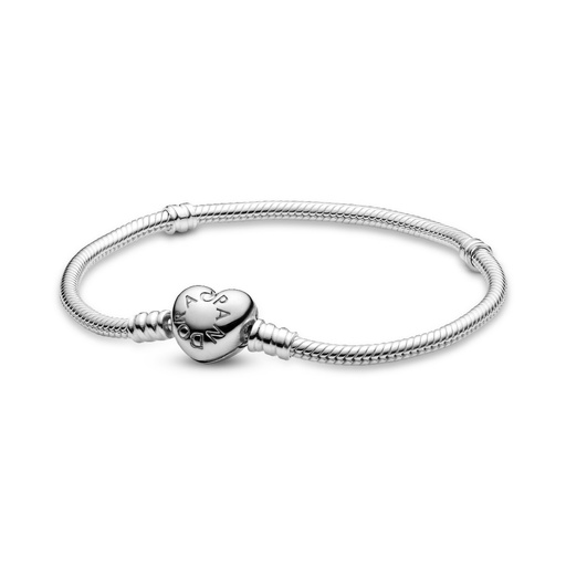pulsera pandora cierre corazón