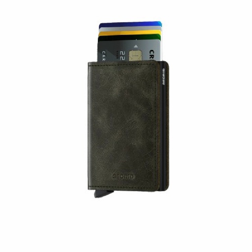 [SV-OLIVE-BLACK] cartera secrid vintage slimwallet vintage olive black
