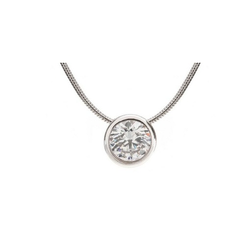 [WC009/1.00] Colgante Camaleoni Potala Plata Rodio Chaton WC009/1.00