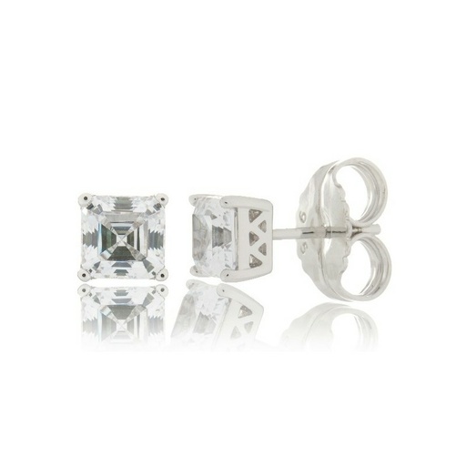 [WP065.6/CP] Pendientes Camaleoni Anzu Plata Rodio Multifaces WP065.6/CP