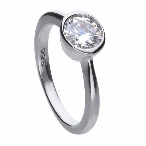 [6118141582165] anillo Diamonfire carats con circoita de 7 mm en bisel