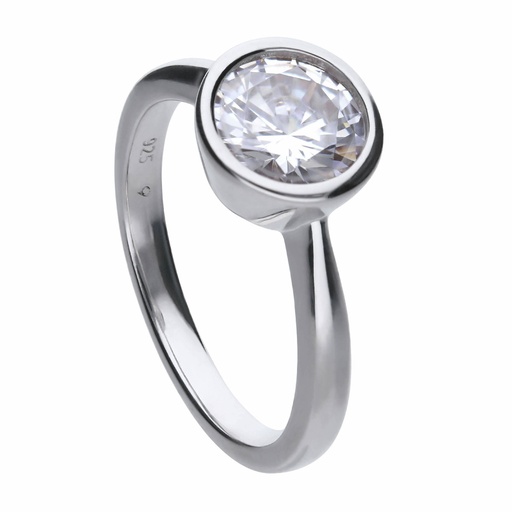 [6118151582170] anillo Diamonfire carats con circonita de 8 mm en bisel