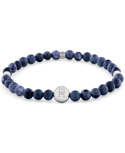 [2790608] PULSERA TOMMY HILFIGER HOMBRE ACERO INOXIDABLE Y BOLAS AZULES 